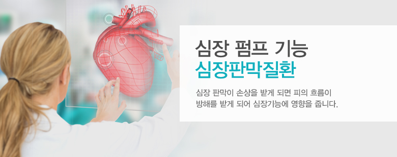 심장 펌프 기능 심장판막질환